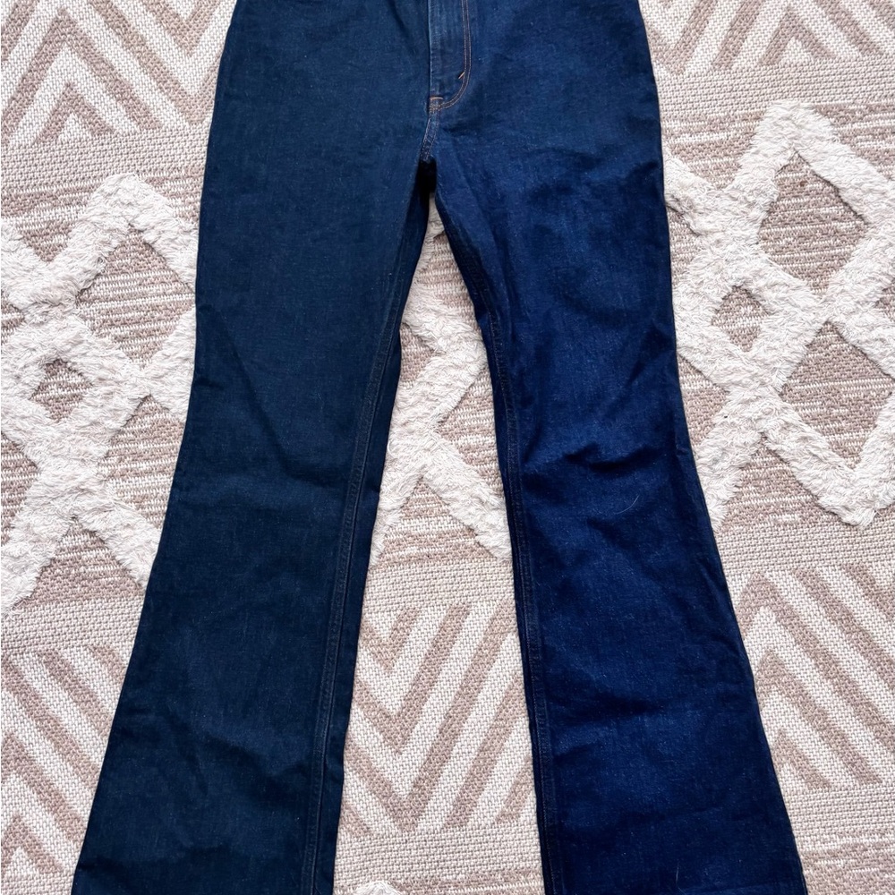 Abercrombie & Fitch Dark Blue Flare Jeans